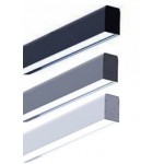 Luminaria Colgante-Superficie Aluminio Lineal SKYPROFIL LED 28W 1120mm Difusor Opal
