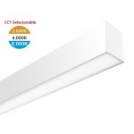 Luminaria Colgante-Superficie Aluminio Lineal SKYPROFIL LED 36W, 40W, 44W, 48W 1200mm Difusor Opal