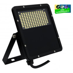 Foco Proyector LED exterior Slim Negro NEO TEK 25W IP65 UV Desinfectante