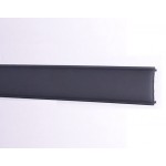 Difusor Negro para perfil aluminio anodizado Certificado, DN5, tira 6 mts.