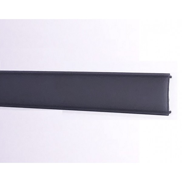 Difusor Negro para perfil aluminio anodizado Certificado, DN5, tira 6 mts.