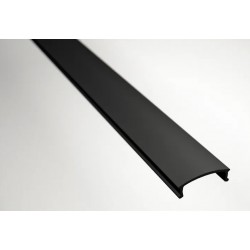 Disufor Negro para Perfil Aluminio Superficie LINE, barra de 2 ó 3 Metros 