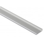 Perfil Aluminio Anodizado Superficie Flexible 18x6mm. para tiras LED, barra de 3 Metros, Plata