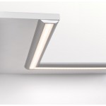 Perfil Aluminio Superficie ECO 52,2x7,66mm. para tiras LED, barra de 2 Metros - Completo -
