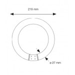 Tubo LED circular G10q 215mm 15W Blanco Neutro