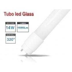 Tubo LED T8 900mm Cristal 13W, conexión 1 lado
