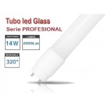 Tubo LED T8 900mm PRO Cristal 14W, conexión 1 lado