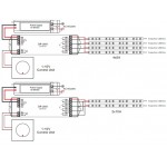 Regulador Controlador 0-10V para tira LED Monocolor 12-36V 4 canales 1 dirección 240-720W