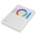 Mando Pared Controlador RF Monocolor, RGB, RGBW, CCT, RGB+CCT. hasta 8 zonas
