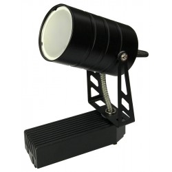 Foco Negro Carril monofasico LED, Lámpara GU10 