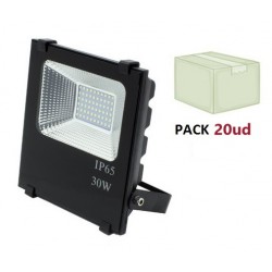 Foco LED exterior SLIM 30W IP65 SMD P10 PRO 30W IP65 SMD M20