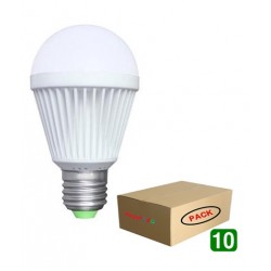 Lámpara LED Standard E27 9W, Caja 10 ud x 0,99€