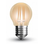 Lámpara LED Esferica Gold E27 4W Filamento