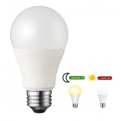 Lámpara LED Standard E27 10W con Sensor Dia/Noche (Crepuscular)