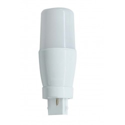 Lámpara LED PL G24 620LM 7W Blanco Frío, caja 5 ud x 4,90€
