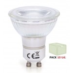 Lámpara LED GU10 COB Cristal 7W 38º Retro, Caja 10 ud x 3,60€/ud