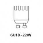 Lámpara LED GU10 5W RGB-W, con mando distancia