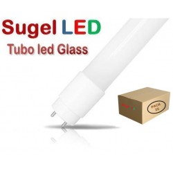 Tubo LED T8 600mm Cristal ECO 9W Blanco Neutro, conexión 1 lado, Caja de 25 ud x 3,20€/ud