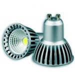 Lámpara LED GU10 COB 4W 50º Regulable