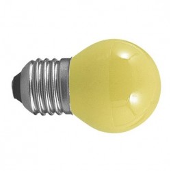 Lámpara LED Esferica E27 2W Amarilla
