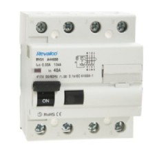 Interruptor Diferencial RV31AC 4P 40A 30mA Clase AC 10kA