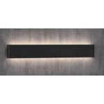Aplique bañador pared Negro IP20 610mm 803 20w 3000ºK