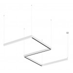Luminaria Colgante Aluminio Lineal SKYPROFIL LED 53W 1230mm Difusor, Ilumina por arriba y por abajo (UP & DOWN)