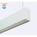 Luminaria Colgante-Superficie Aluminio Lineal SKYPROFIL LED 40W 1200mm CCT Difusor Opal