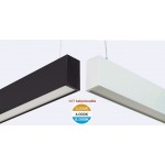 Luminaria Colgante-Superficie Aluminio Lineal SKYPROFIL LED 40W 1200mm CCT Difusor Opal