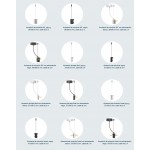 Luminaria Colgante Aluminio Lineal SKYPROFIL LED 53W 1230mm Difusor, Ilumina por arriba y por abajo (UP & DOWN)