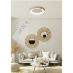 Plafón LED superficie Redondo 380mm 30W CCT con mando