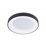 Plafón LED superficie Redondo 380mm Negro 30W