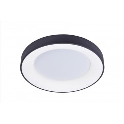 Plafón LED superficie Redondo 380mm Negro 30W