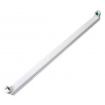 Regleta para 1 tubo LED T8 G13 de 1200mm, conexión 2 lados