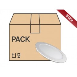 Downlight panel LED Redondo 225mm 18W serie ECO Pack, desde 3,90€/Ud.