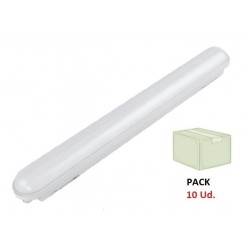 Pantalla estanca IP66 ABS/PC compacta LED de 1200mm 36W 3960Lm, en caja de 10ud a 21€/ud