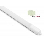Tubo LED T8 1200mm Aluminio 15W 120lm/W Conexión Un Lateral, Pack 20ud x 6,70€