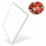 Panel LED 600X600mm 54W Marco Blanco Especial Carnicerias, carnes Blancas