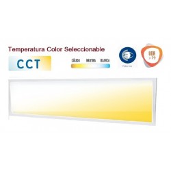 Panel LED Backlight 300X1200mm 40W Marco Blanco Flicker Free UGR<19 PRO CCT