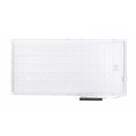 Panel LED Backlight 600X1200mm 45W 8600Lm Marco Blanco CCT Seleccionable, con cable de alimentación de 1,5 m