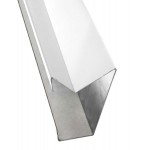 Perfil Aluminio Superficie pared Cornisa Blanco 56x65mm. para tiras LED, barra de 2 Metros