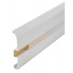 Perfil Rodapié aluminio lacado Blanco PRO 80x10,2mm para tiras LED, barra 2 Metros Perfil Rodapié aluminio lacado Blanco PRO 80x10,2mm para tiras LED, barra 2 Metros