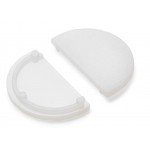 Tapa Final para Difusor R curvo perfil Aluminio Anodizado PS3312 (2Ud)