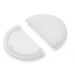 Tapa Final para Difusor R curvo perfil Aluminio Anodizado PS3312 (2Ud)