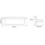 Tapa Final salida cable TF05MF para perfil empotrar A2507