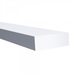 Difusor Opal para perfil Empotrar Pisable Suelo de aluminio anodizado PEP2840A, barra de 2 mts