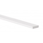 Difusor Glaseado Perfil empotrar suelo pisable aluminio anodizado LINE 19,2x8,3mm, tira de 2 ó 3 mts.