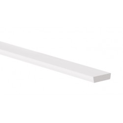 Difusor Glaseado Perfil empotrar suelo pisable aluminio anodizado LINE 19,2x8,3mm, tira de 2 ó 3 mts.