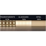Difusor Transparente para perfil PS1708, PE2308, PS1715, PE2315, PA1818, PR2117, PSC1531, PEA361115, barra 2 mts.