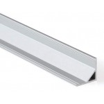 Perfil Aluminio Angulo 16x16mm. para tiras LED, barra 3 Metros